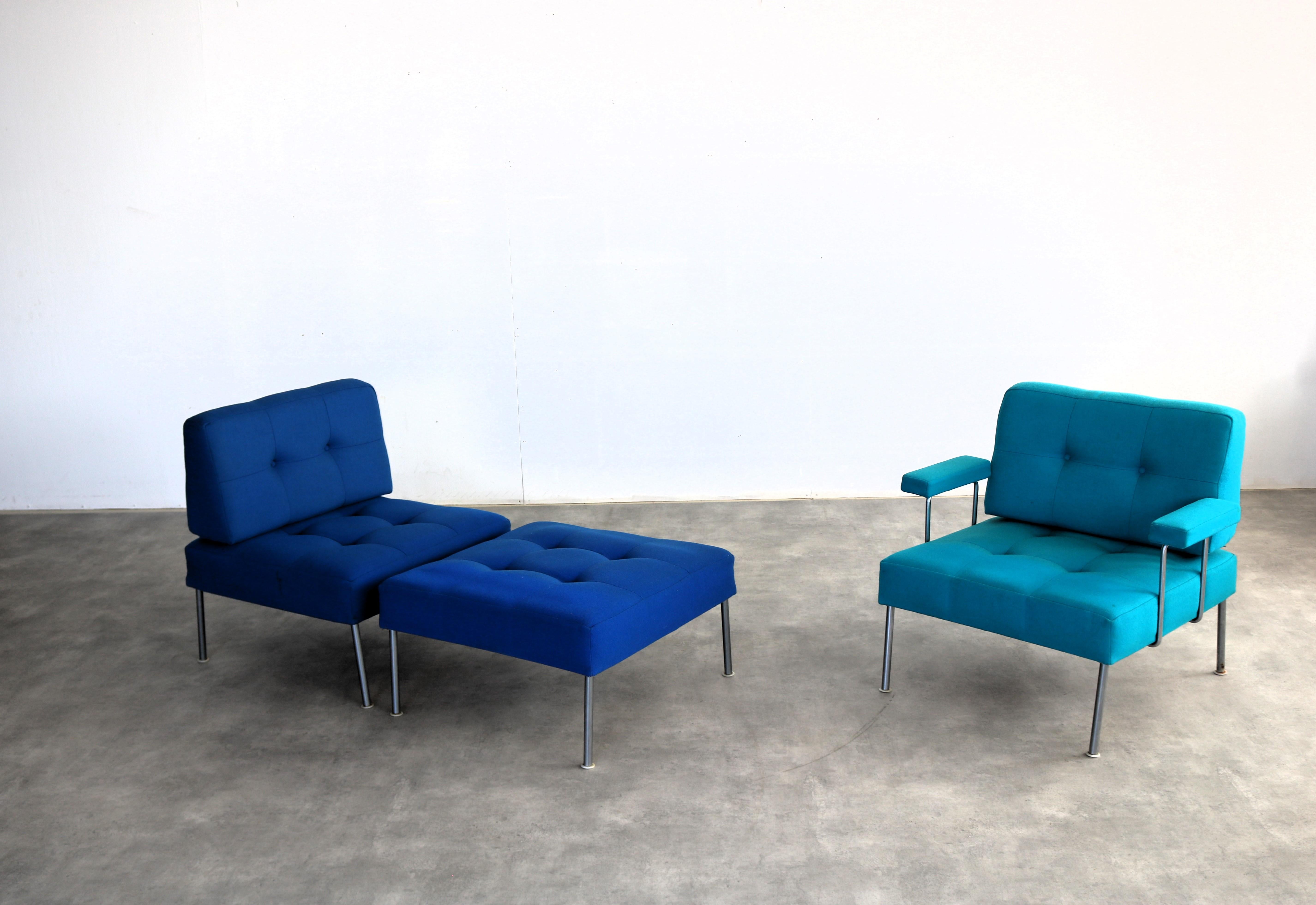 sillón vintage + otomana  sofá  Cadovius  Francia e Hijo en venta 6