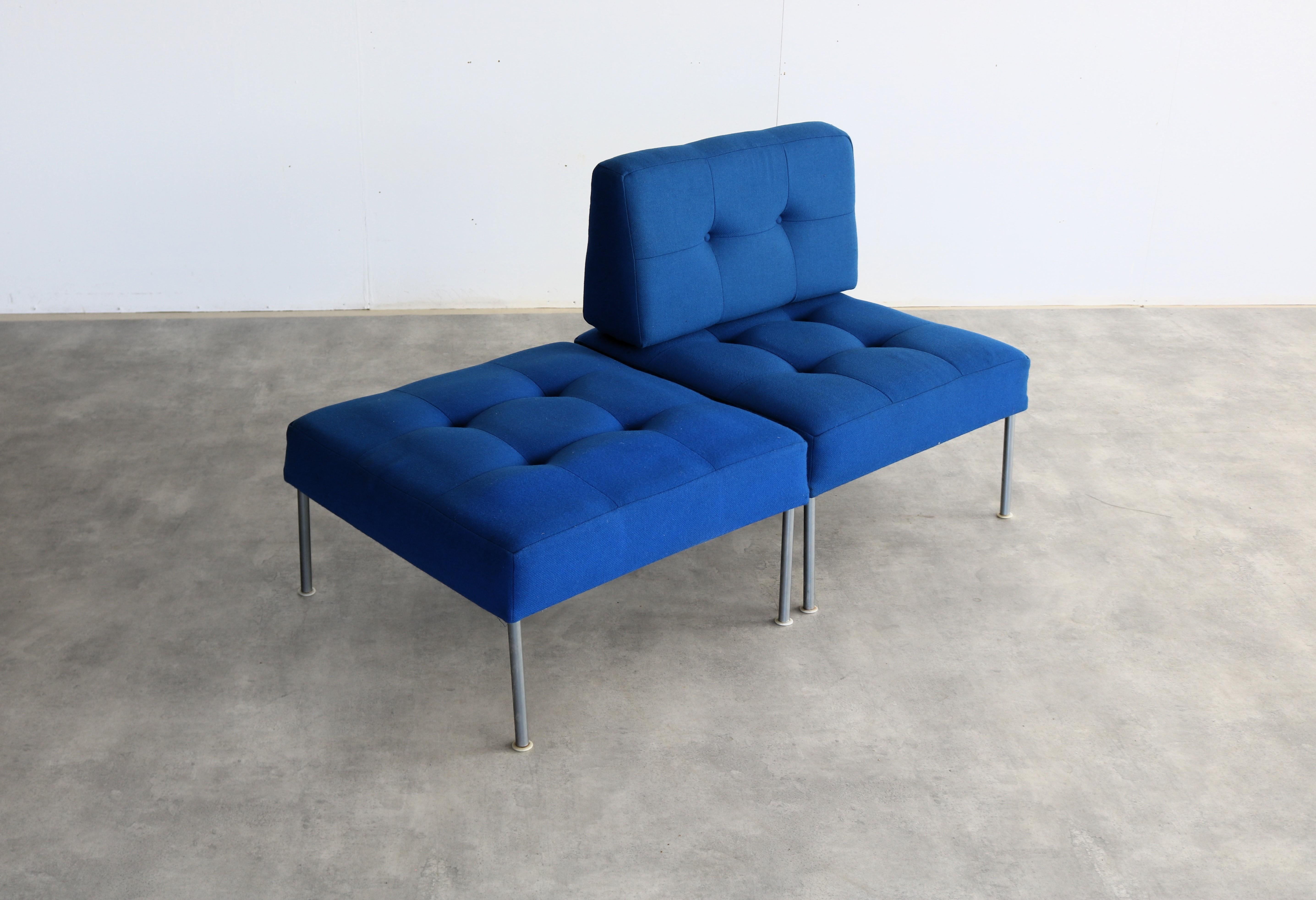 sillón vintage + otomana  sofá  Cadovius  Francia e Hijo en venta 2