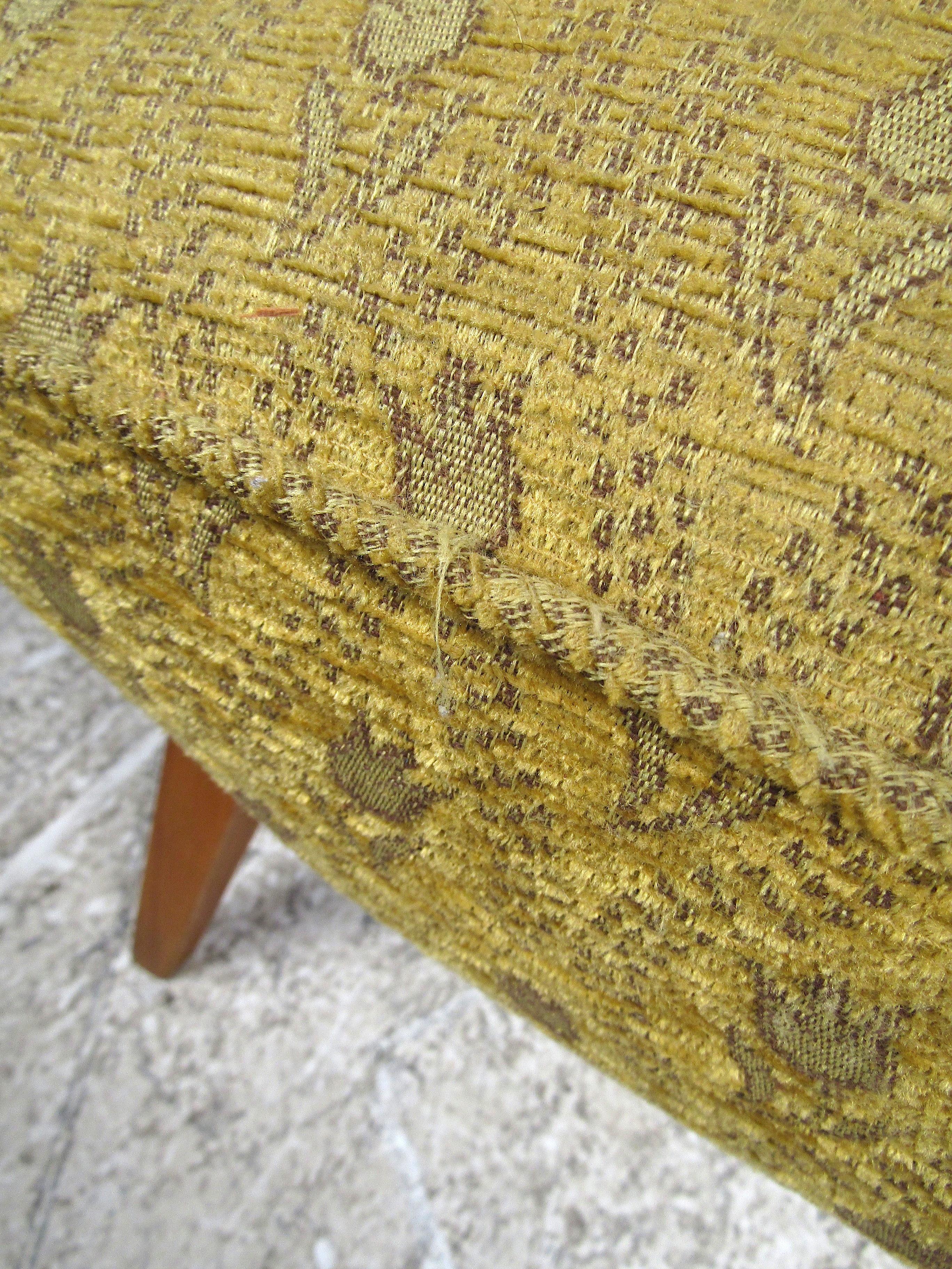 Vintage Armchair with a Floral Pattern Upholstery For Sale 3