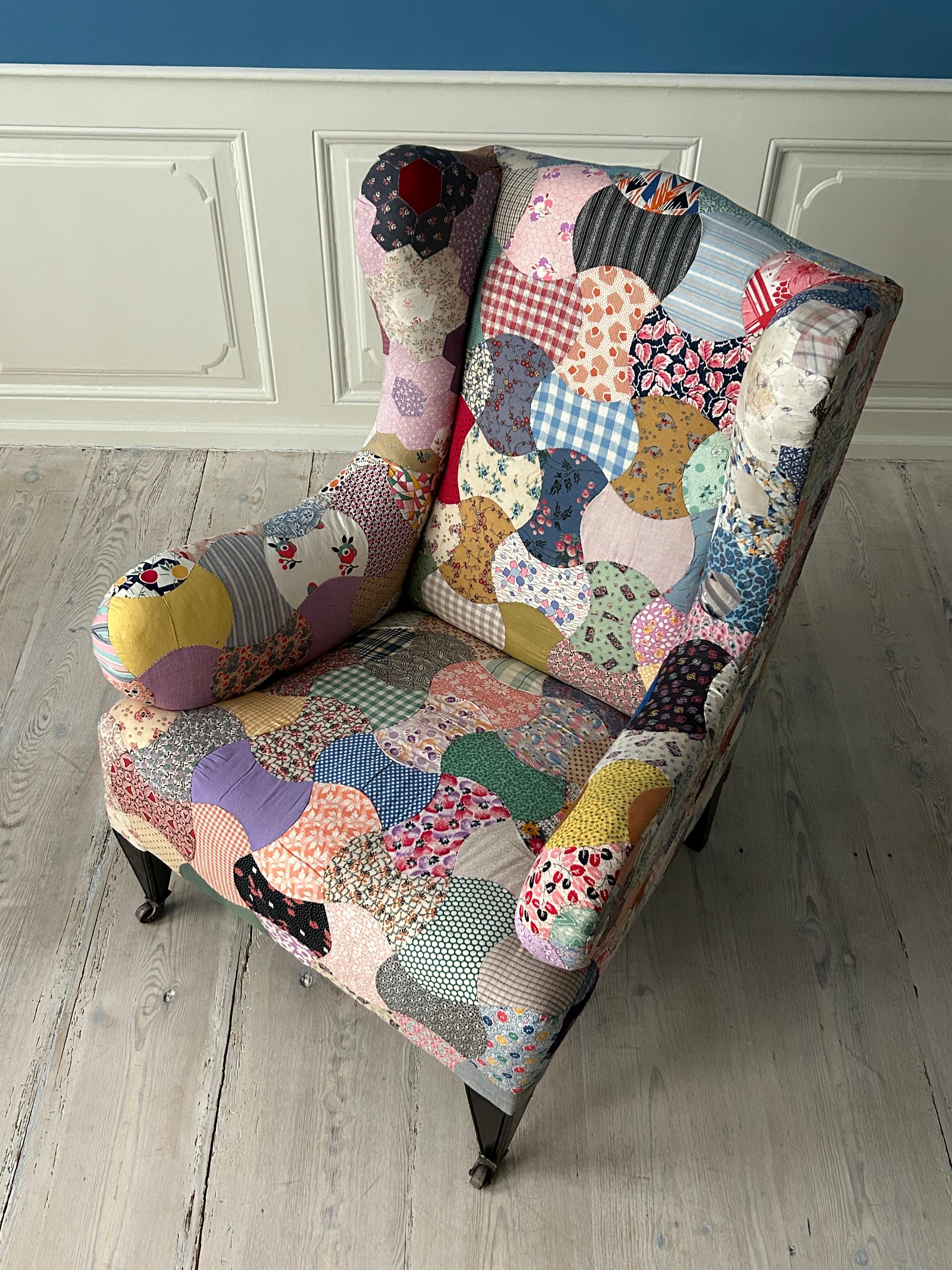 vintage patchwork chair