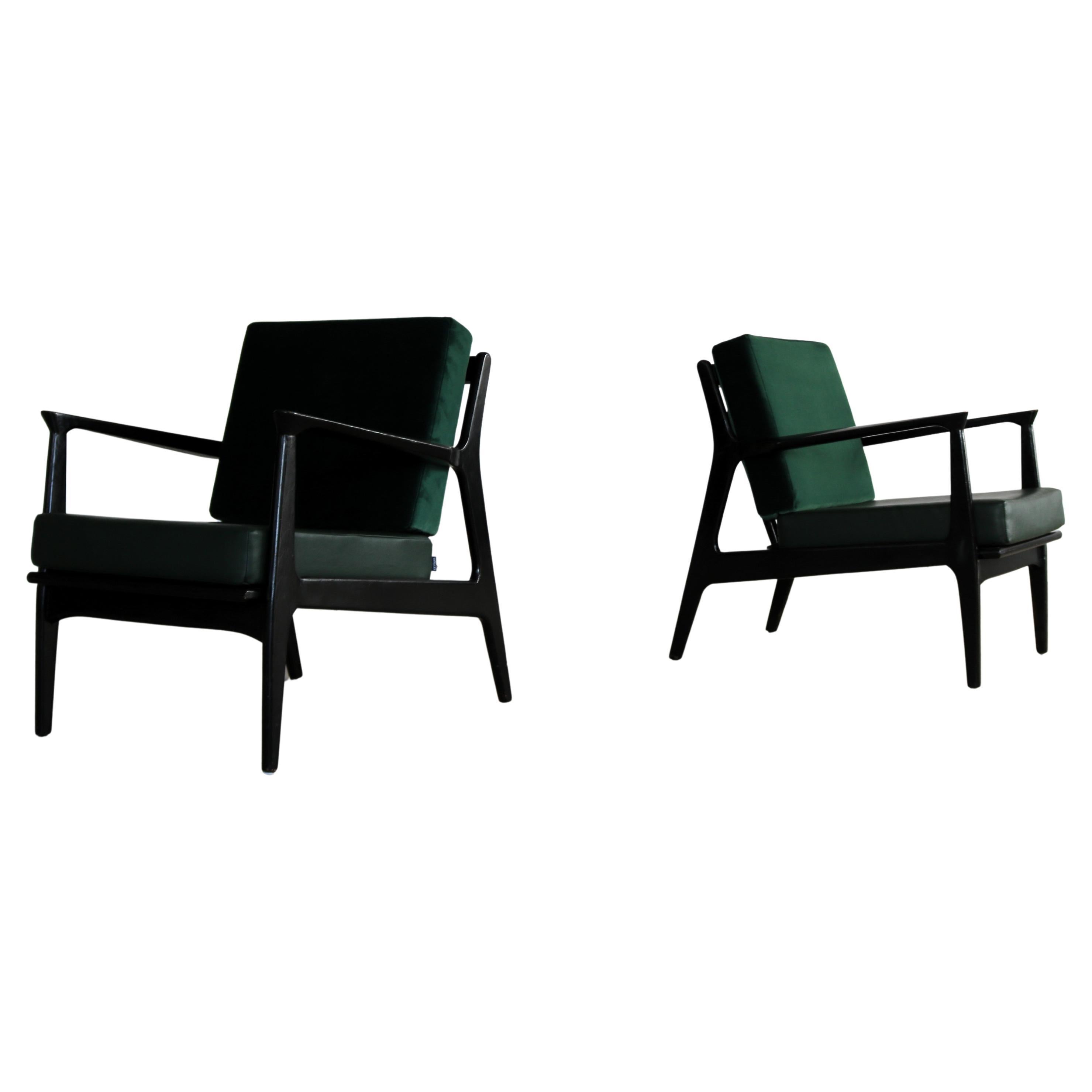 vintage armchairs  armchairs  60s easy chairs