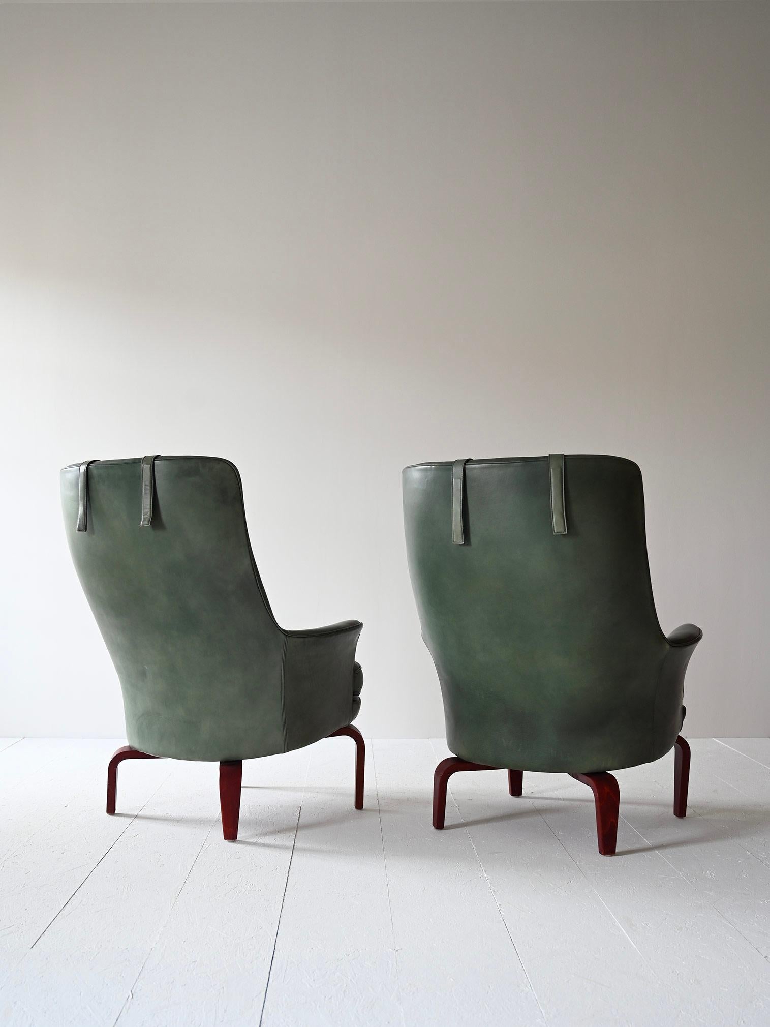 Swedish Vintage Armchairs by Arne Norell