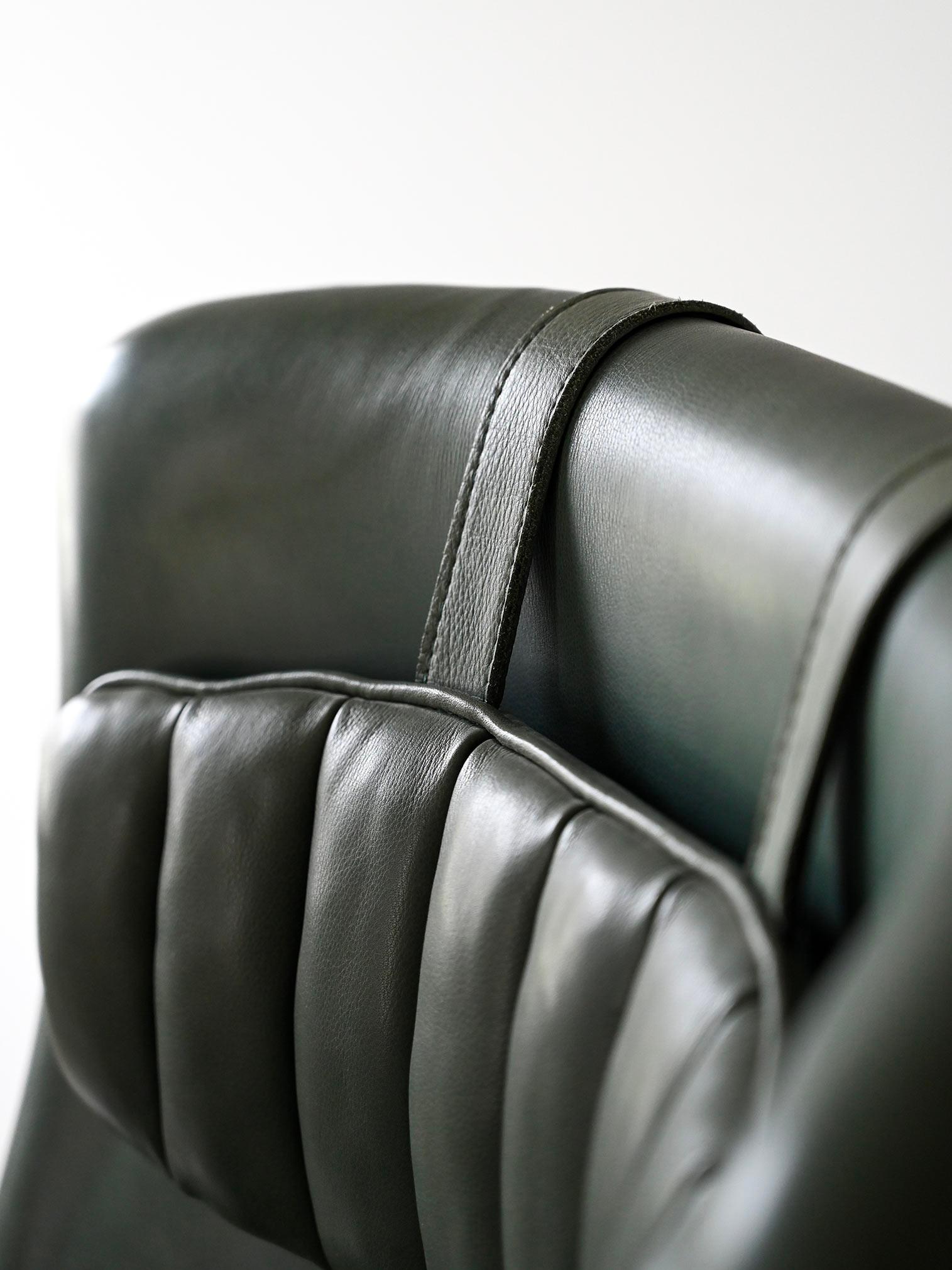 Leather Vintage Armchairs by Arne Norell