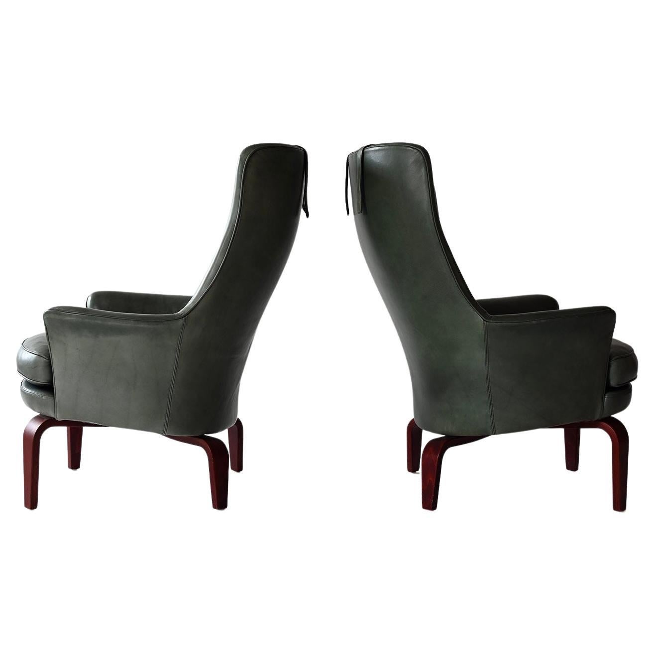 Vintage Armchairs by Arne Norell