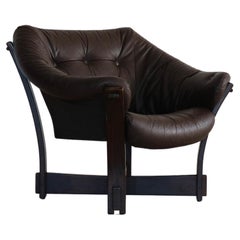 Vintage armchairs  chairs  leather  60s  Danish