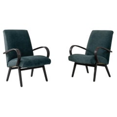Used Armchairs Designed by J. Halabala, A Pair
