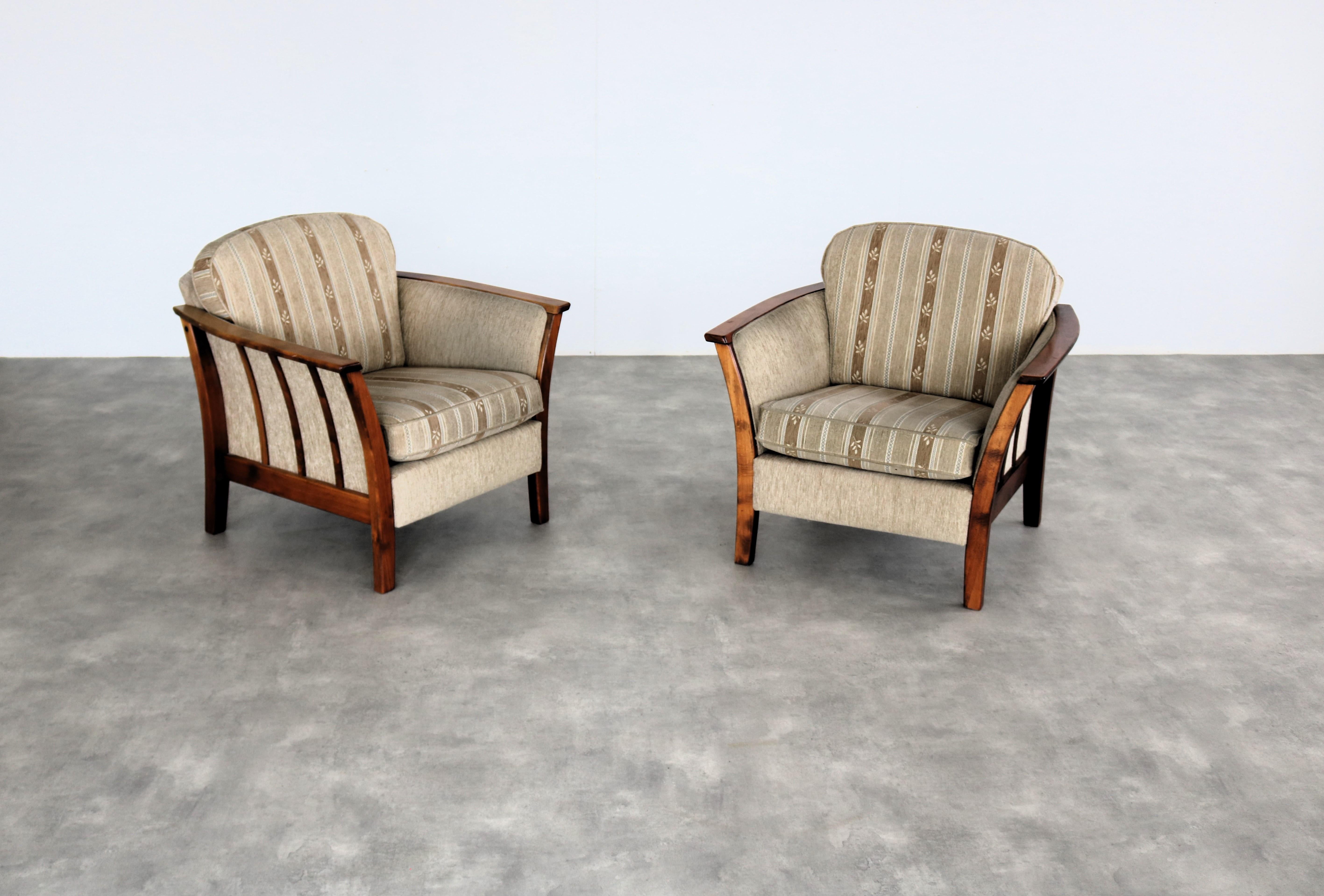 Swedish vintage armchairs  easy chair  60s  Sweden For Sale