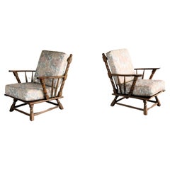 vintage armchairs  easy chairs  1950s