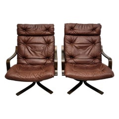 Vintage Armchairs in Bent Wood, 1970s, Set of 2