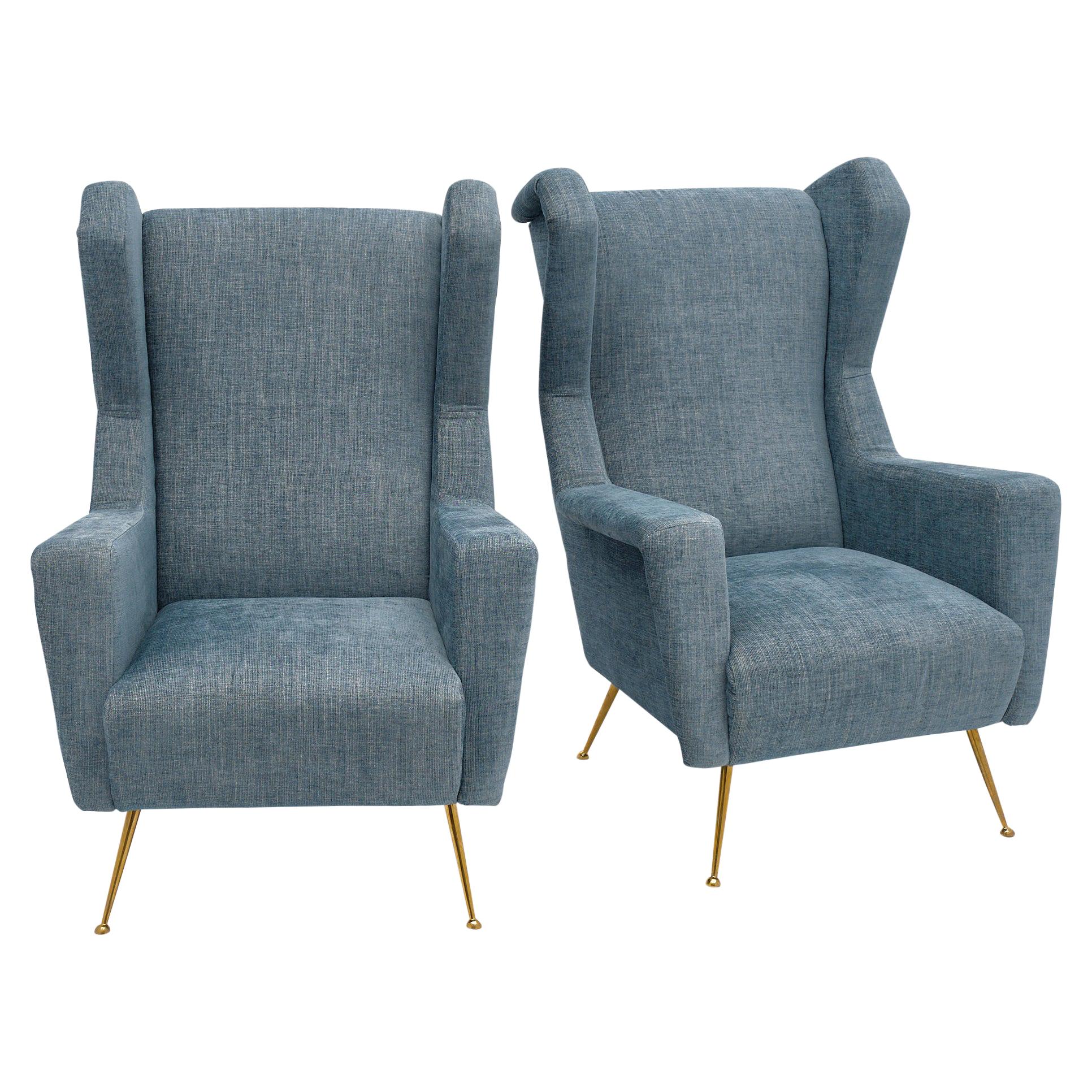 Vintage Armchairs in the Style of Carlo di Carli