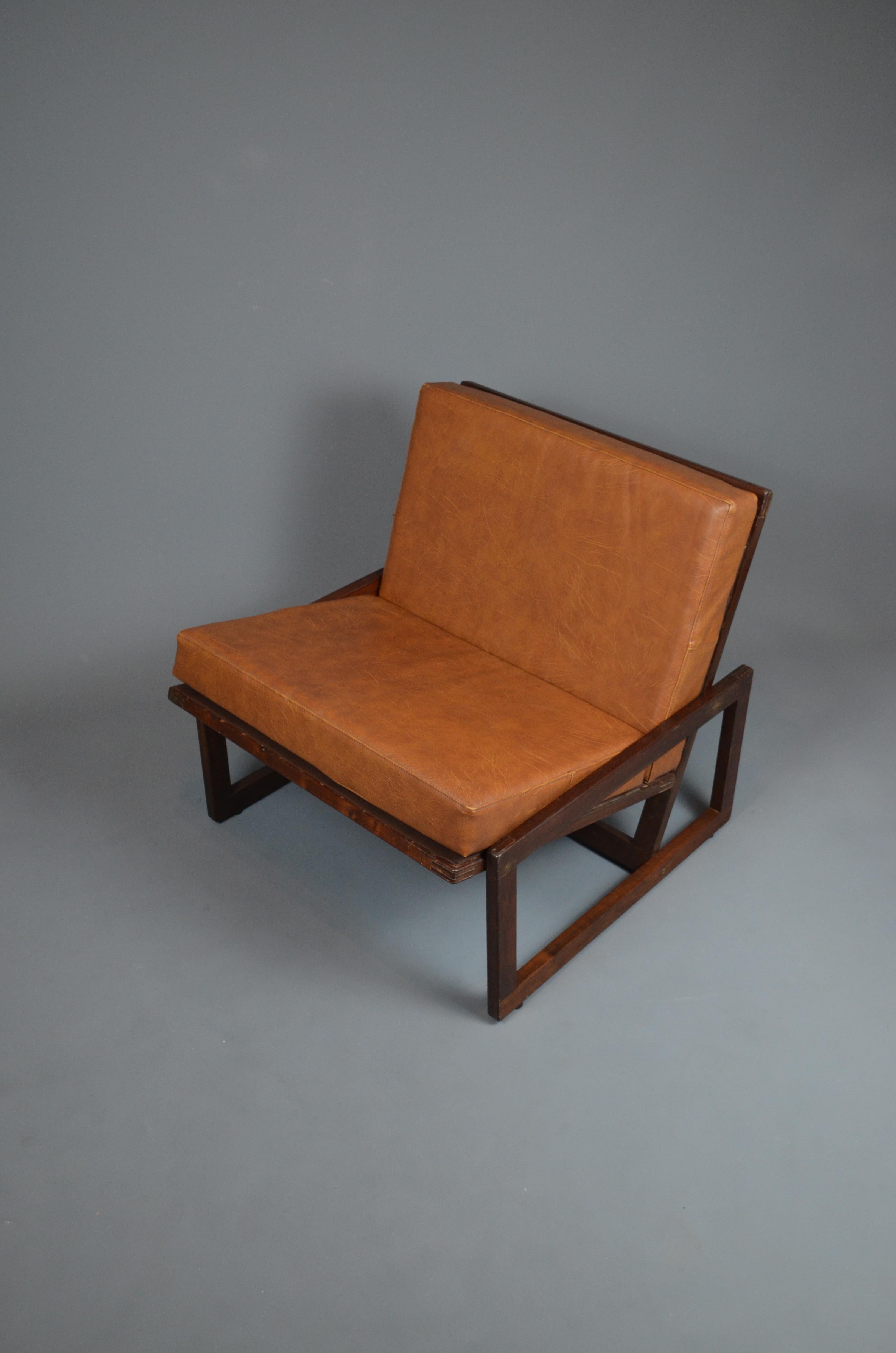 Sillones vintage estilo Carlotta de Afra & Tobia Scarpa, años 60-70 en venta 8