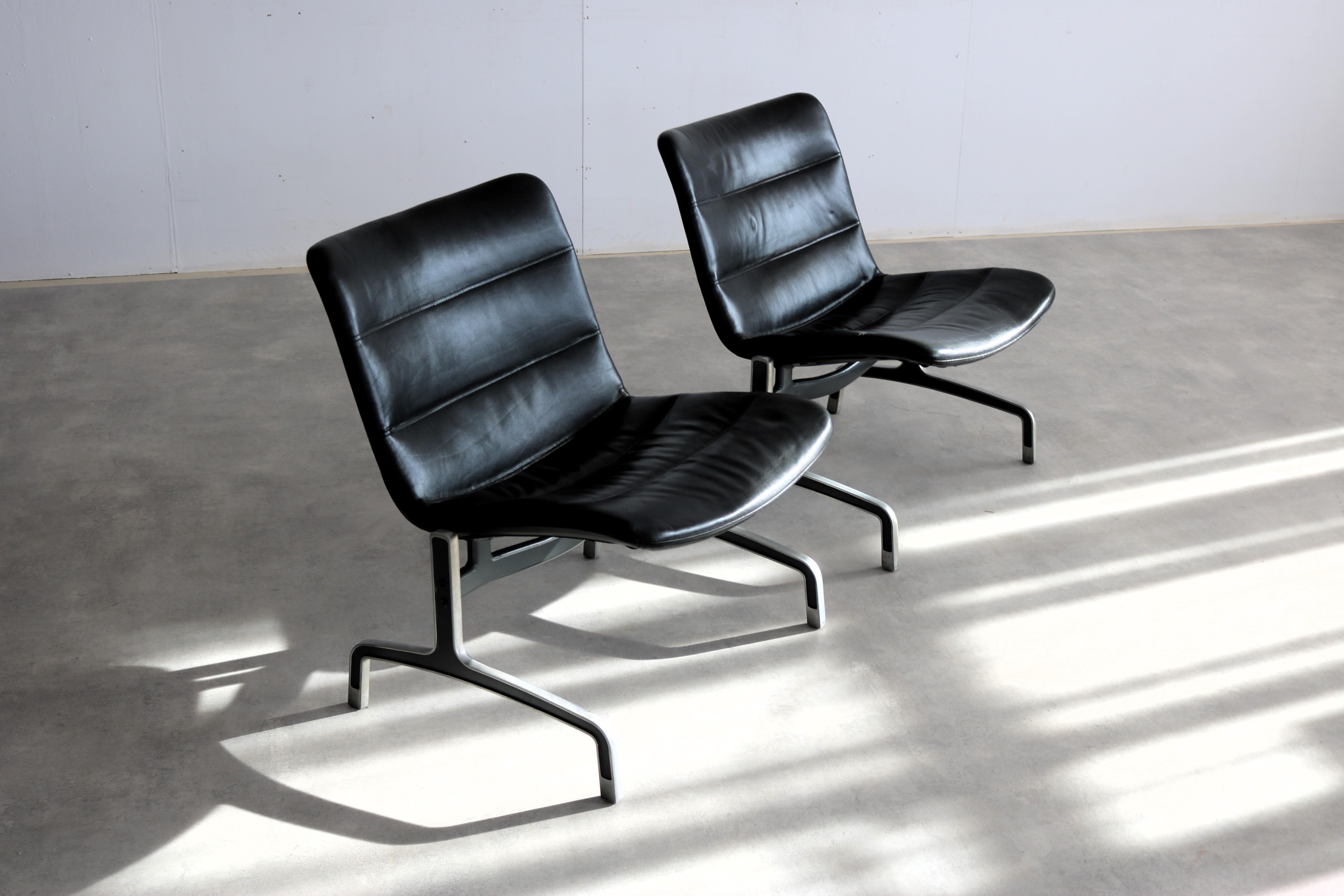 Fin du 20e siècle Fauteuils vintage  Jorgen Kastholm  série 8000  Design/One en vente