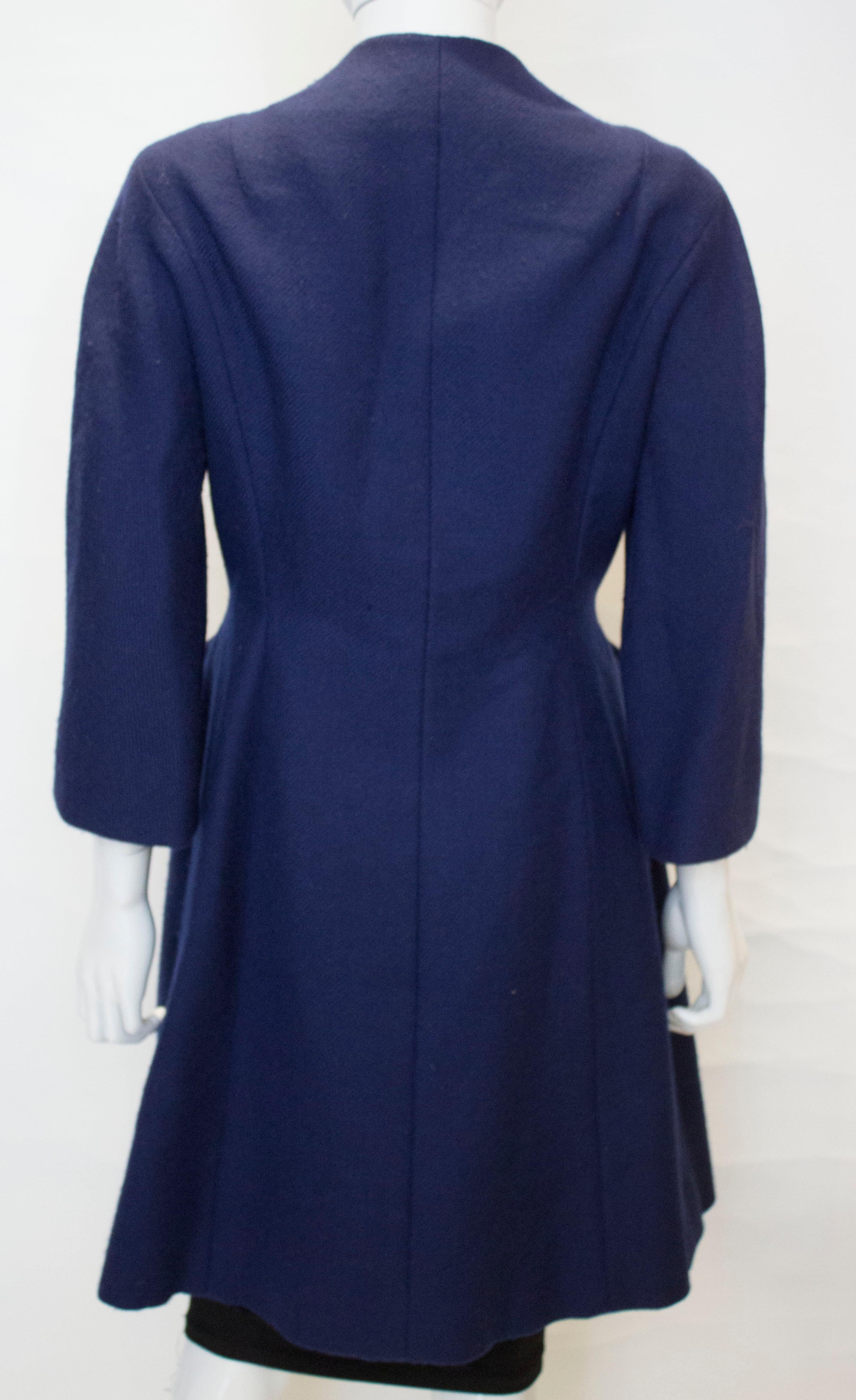 Women's Vintage Arme Gig Grey Beverly Hills Coat For Sale