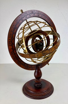 Globo o sfera armillare vintage