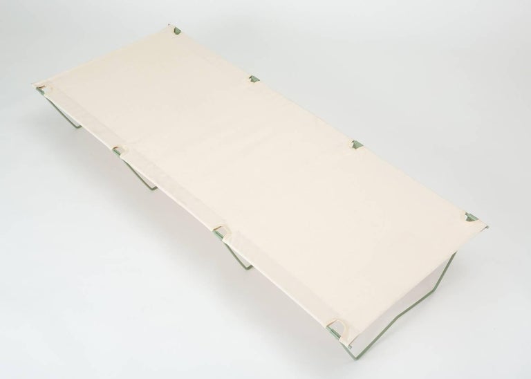 Vintage Army Cot or Camp Bed with Canvas Sling at 1stDibs vintage