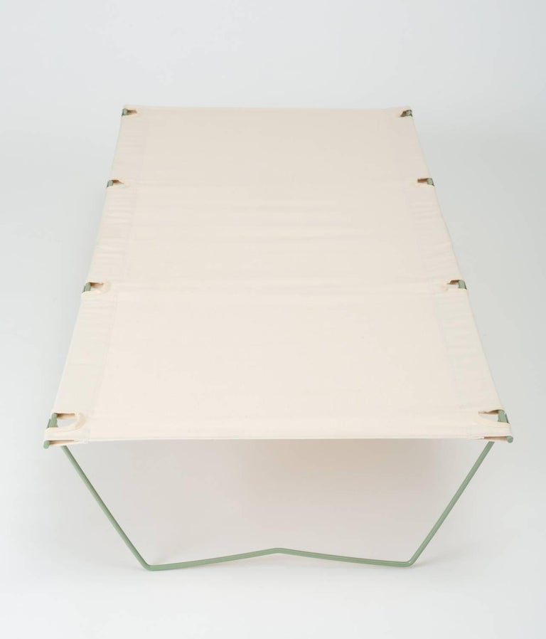 Vintage Army Cot or Camp Bed with Canvas Sling at 1stDibs vintage