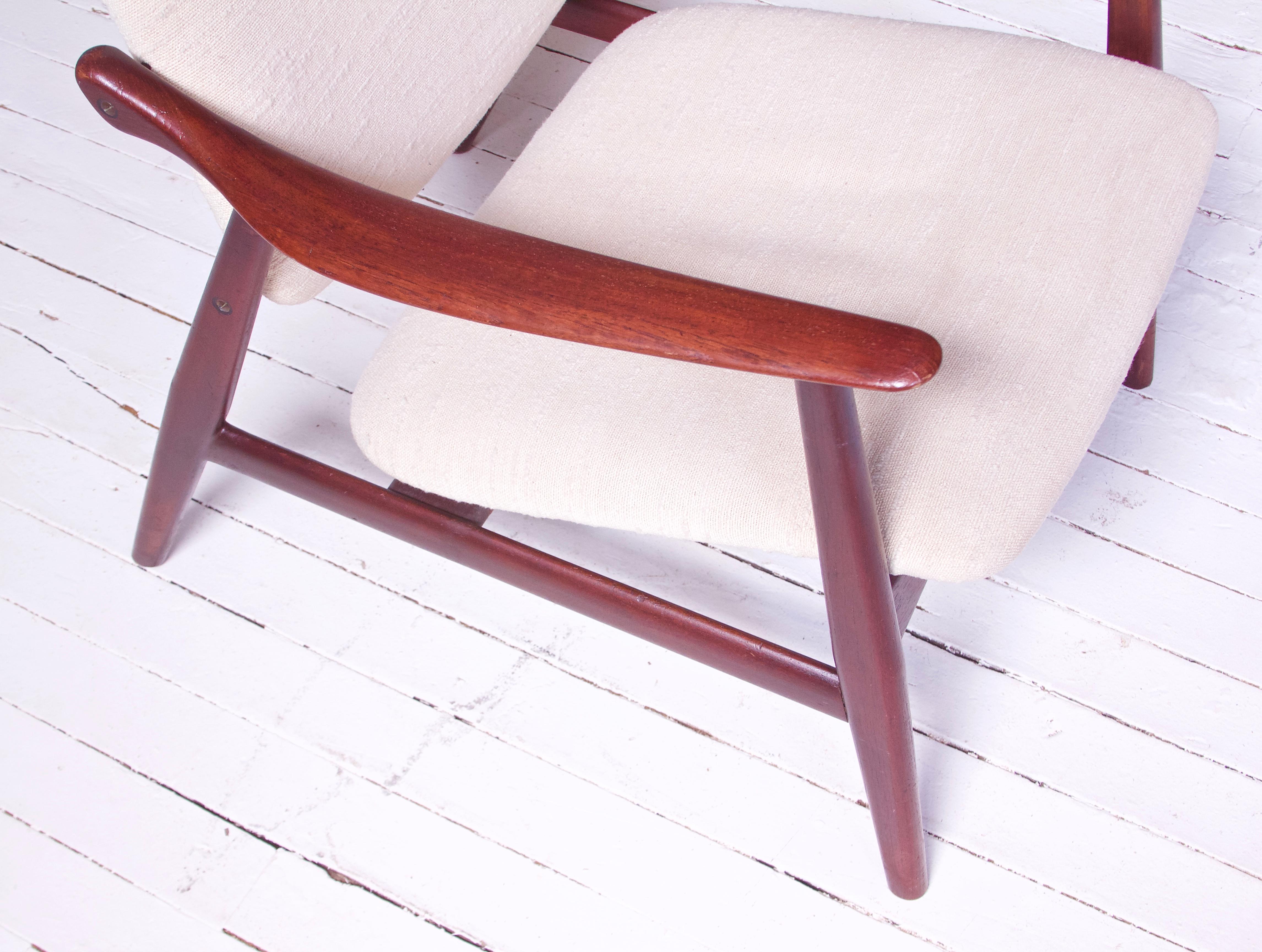 Vintage Arne Hovmand-Olsen for Mogens Kold Teak Lounge Chair-Denmark, 1960s For Sale 2