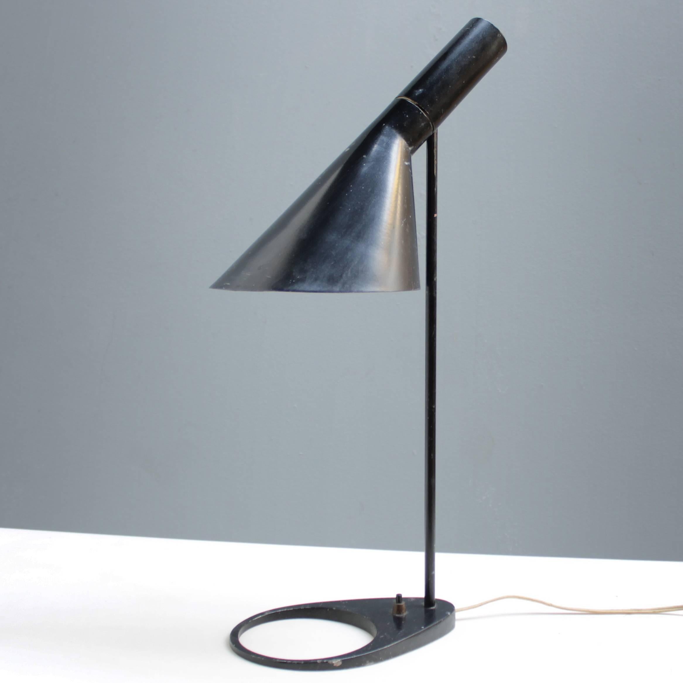 Scandinavian Modern Vintage Arne Jacobsen AJ Table Lamp for Louis Poulsen