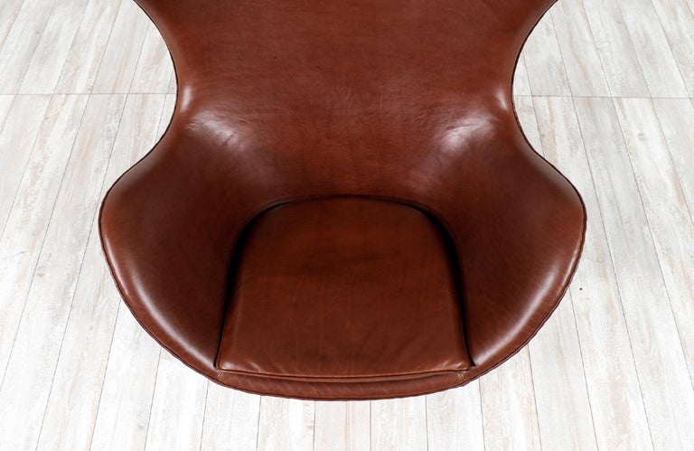 Vintage Arne Jacobsen Cognac Leather 