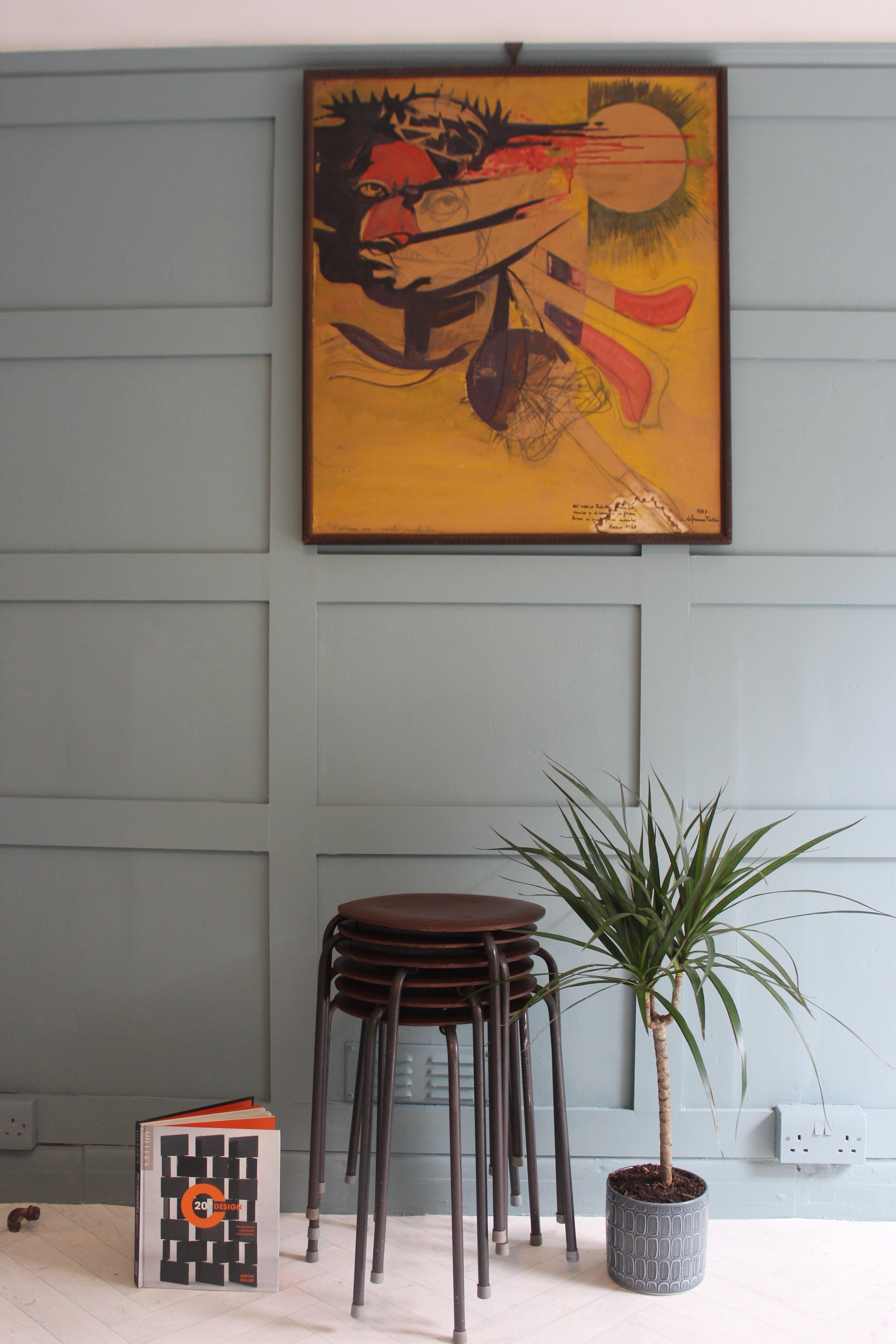 Sgabelli impilabili in teak vintage Arne Jacobsen in vendita 6