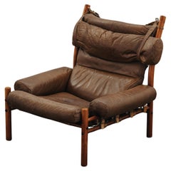 Arne Norell Inca Vintage-Loungesessel aus Schweden, ca. 1970