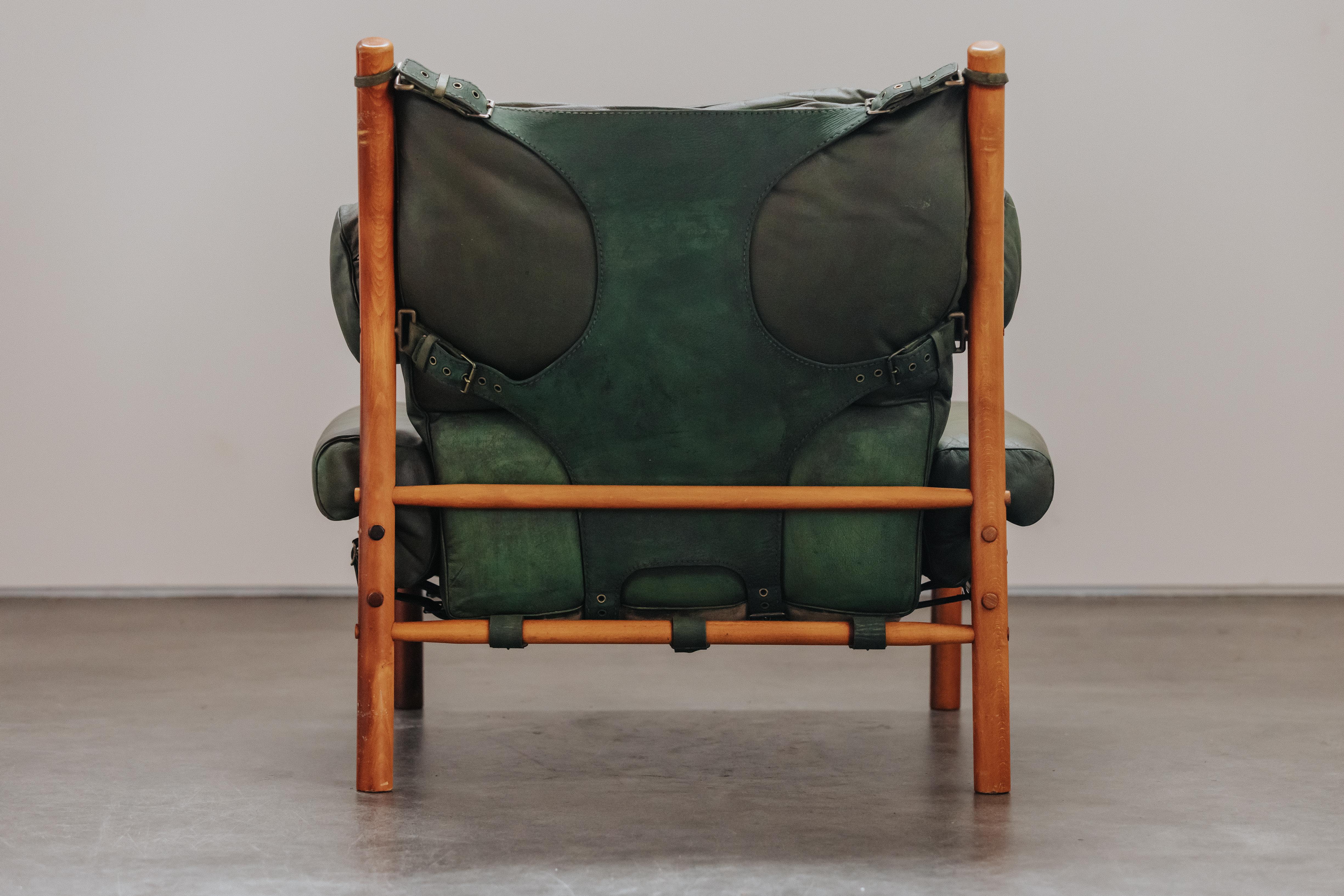 Late 20th Century Vintage Arne Norell Inca Lounge Chair, Sweden, CIrca 1970