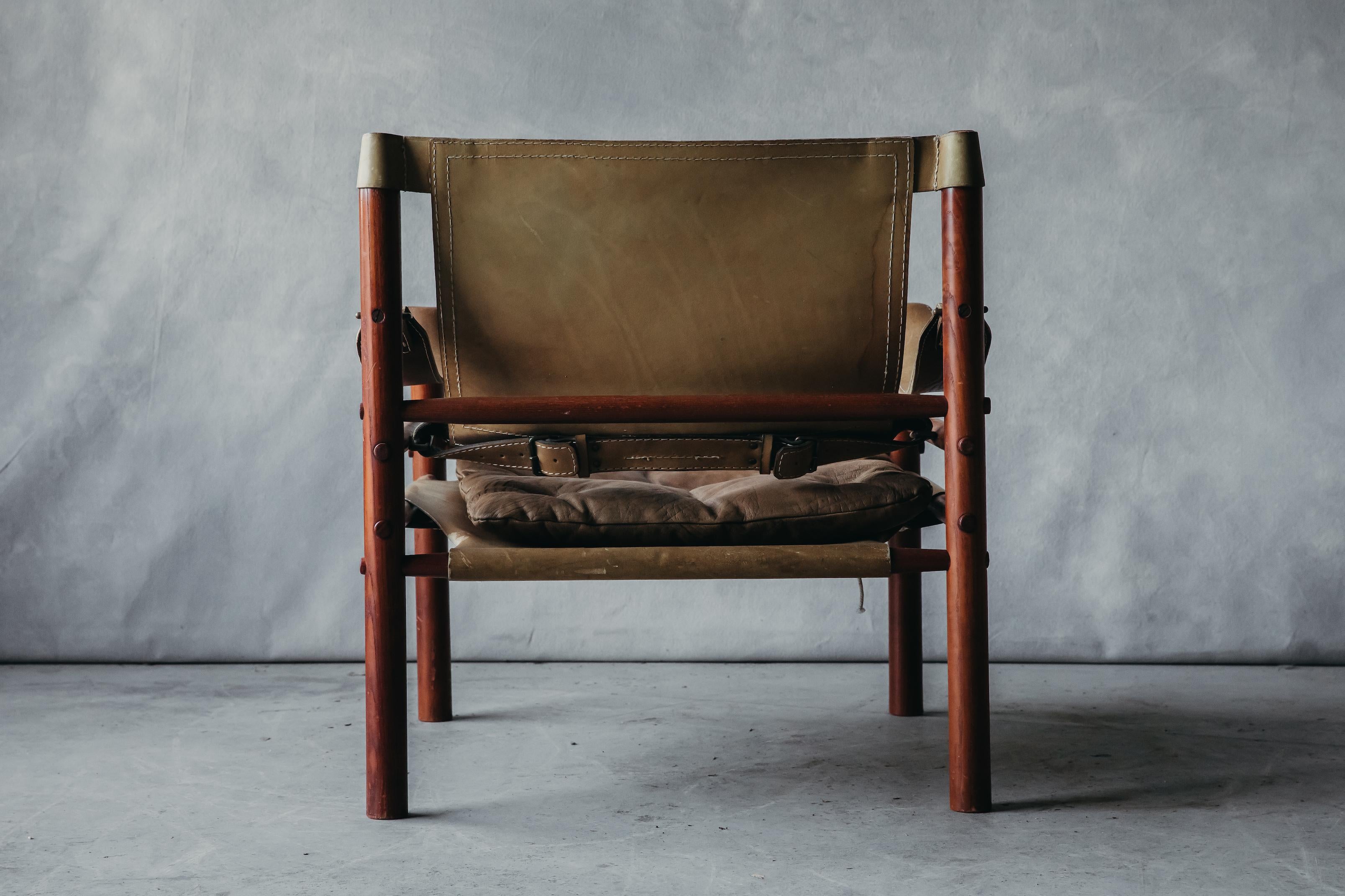 Arne Norell Lounge Chair aus Schweden, um 1970 (Leder) im Angebot