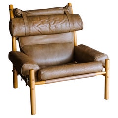 Vintage Arne Norell Lounge Chair, Model Inca, circa 1960