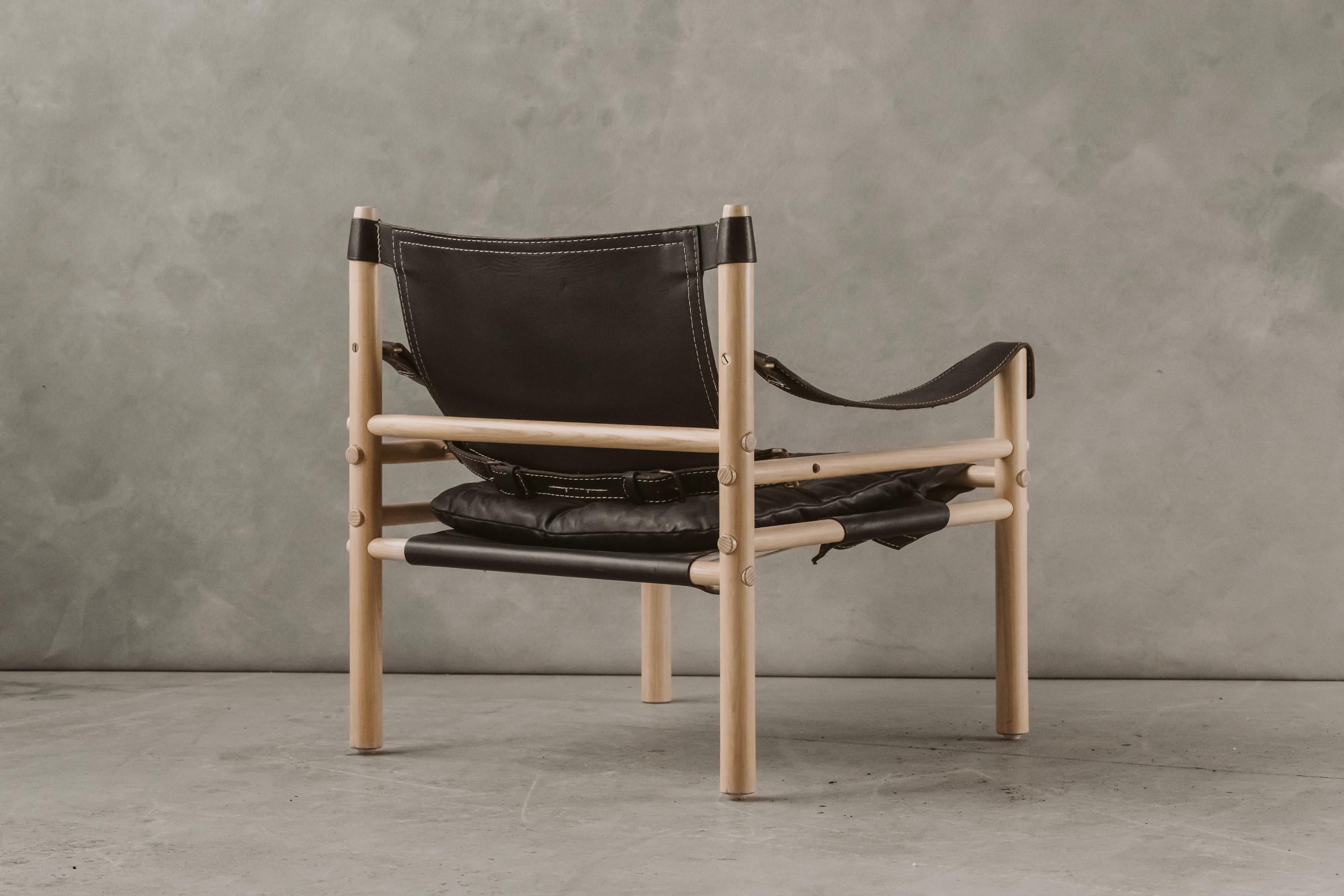Late 20th Century Vintage Arne Norell Lounge Chair, Model Sirocco, From Sweden, Circa 1970 For Sale