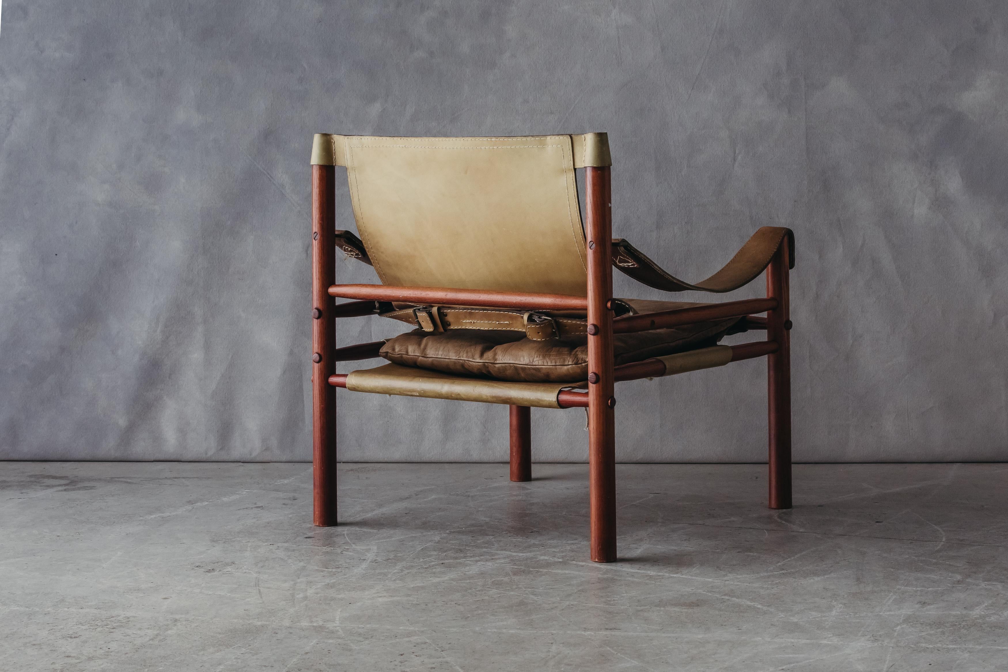 Late 20th Century Vintage Arne Norell Lounge Chair, Model Sirocco, Sweden, circa 1970 For Sale
