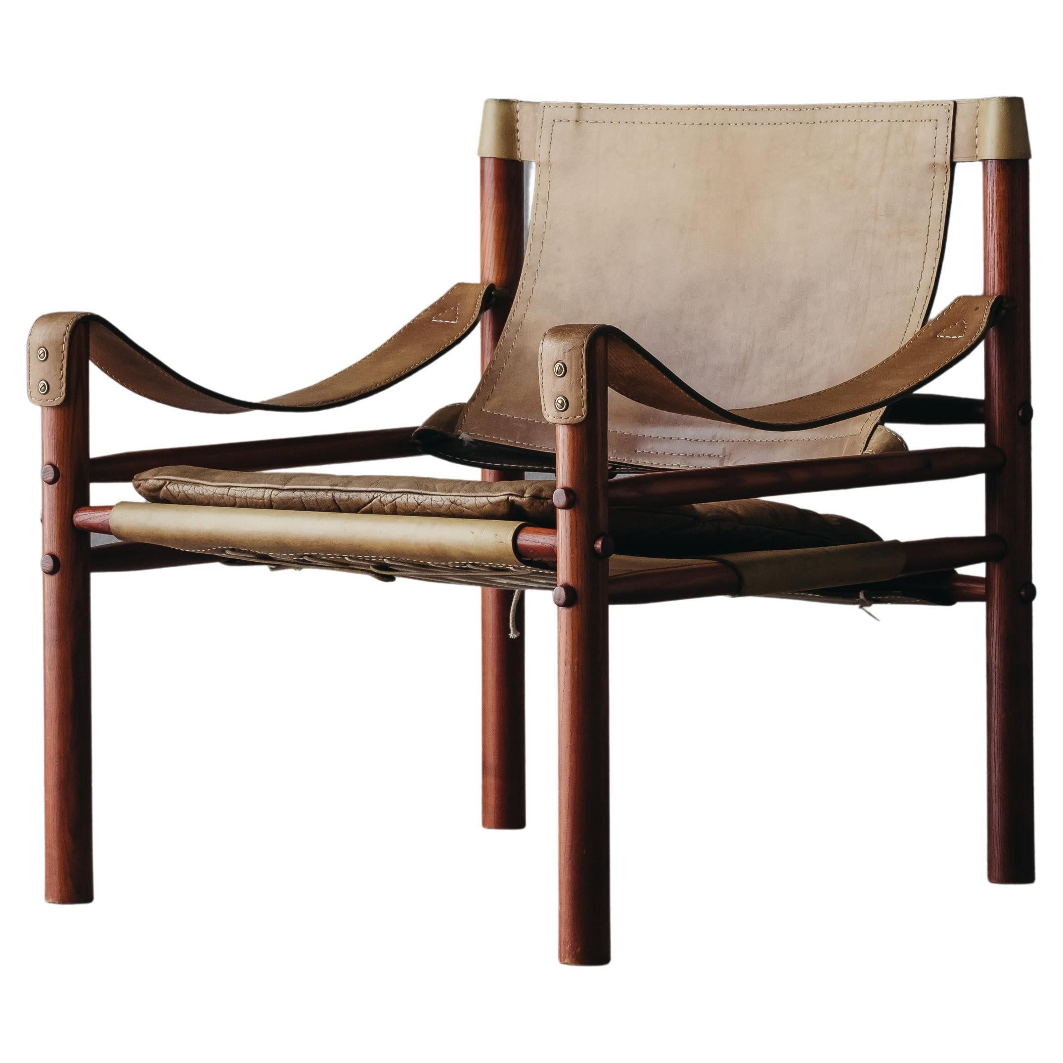 Vintage Arne Norell Lounge Chair, Model Sirocco, Sweden, circa 1970 For Sale