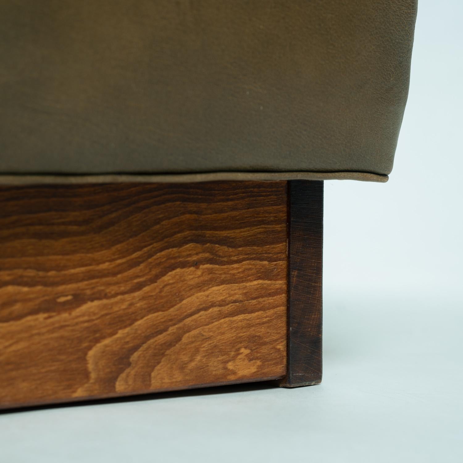vintage Arne Norell Merkur buffalo leather easychair, Sweden, 1960s For Sale 2