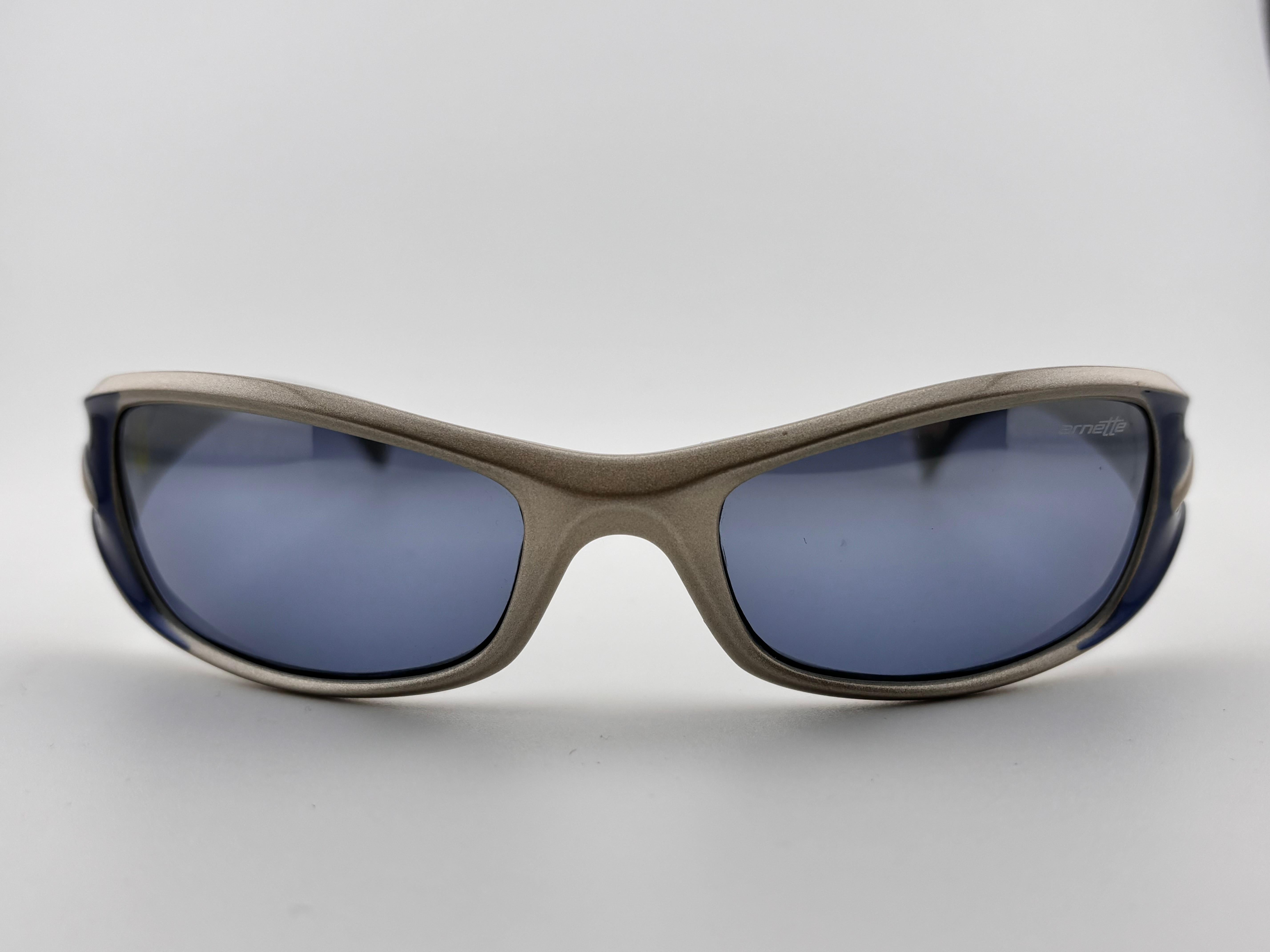 Vintage Arnette Stance Wrap Around Sleek Schwarz  1990'S Y2K-Sonnenbrille im Zustand „Neu“ im Angebot in Baleares, Baleares