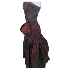 Arnold Scaasi - Robe bustier vintage à taille basse