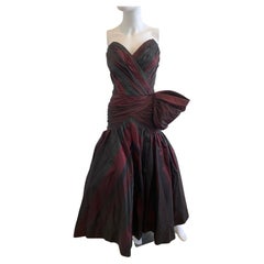 Vintage Arnold Scaasi Drop Waist Bustier Dress