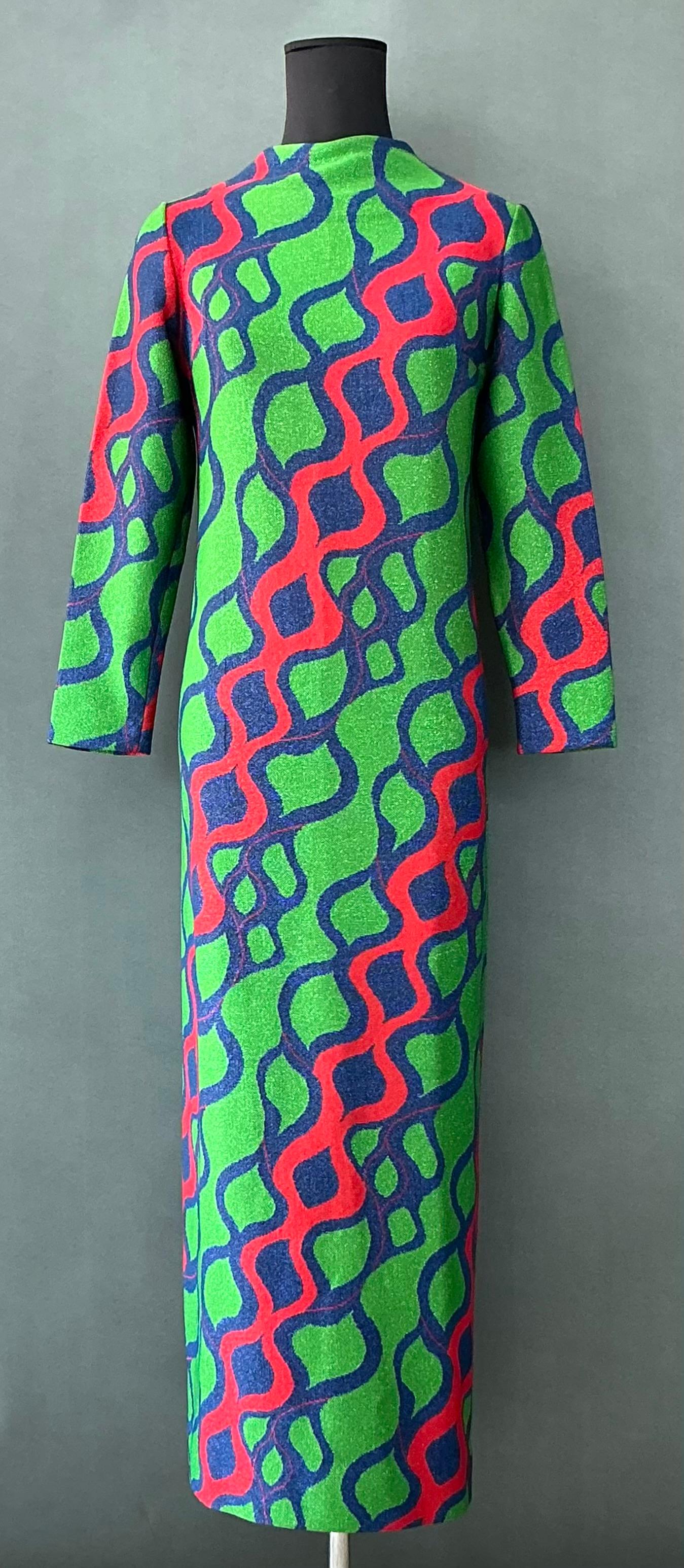 Vintage Arnold Scaasi Lurex Knit Dress In Good Condition For Sale In Lake Worth Beach, FL