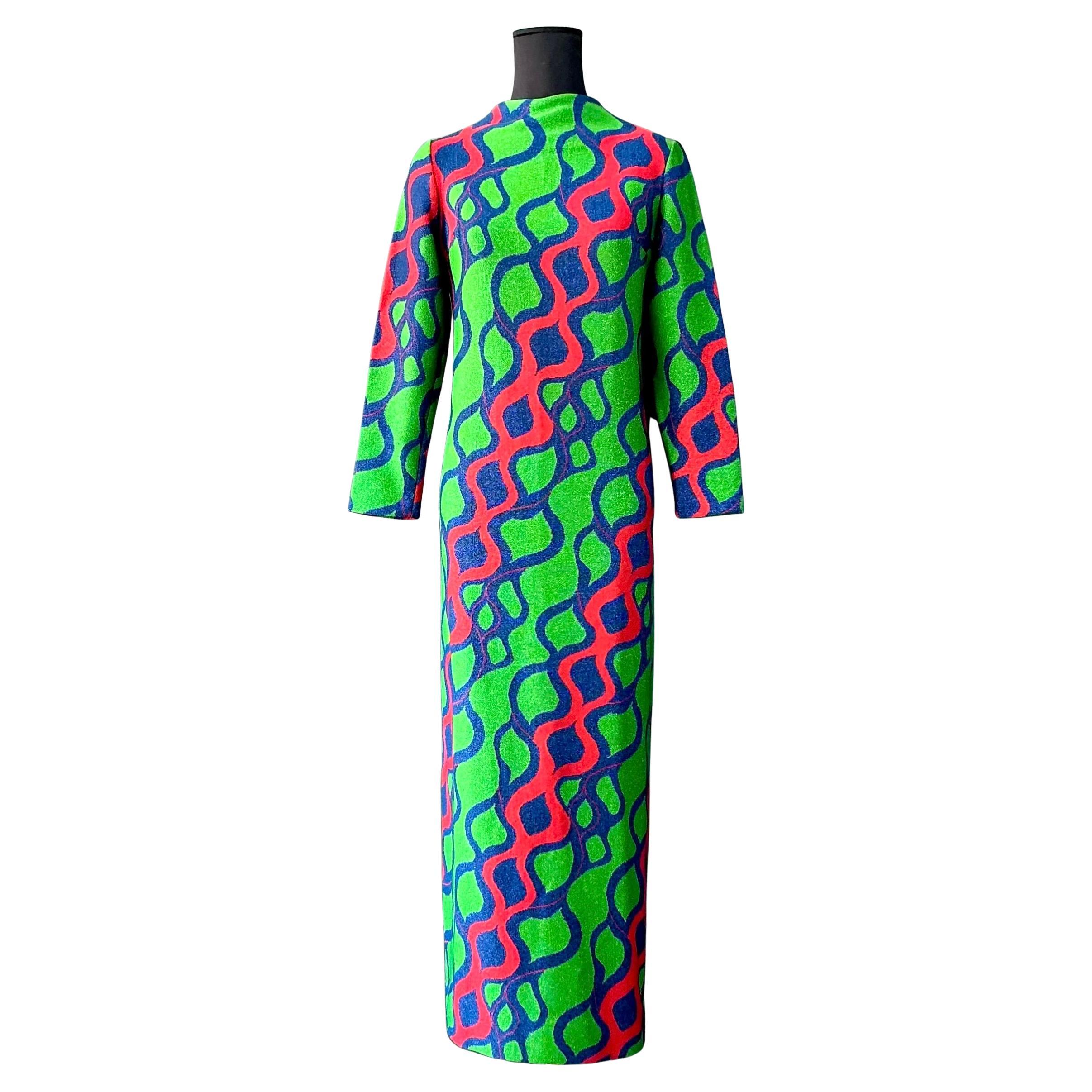 Vintage Arnold Scaasi Lurex Knit Dress For Sale