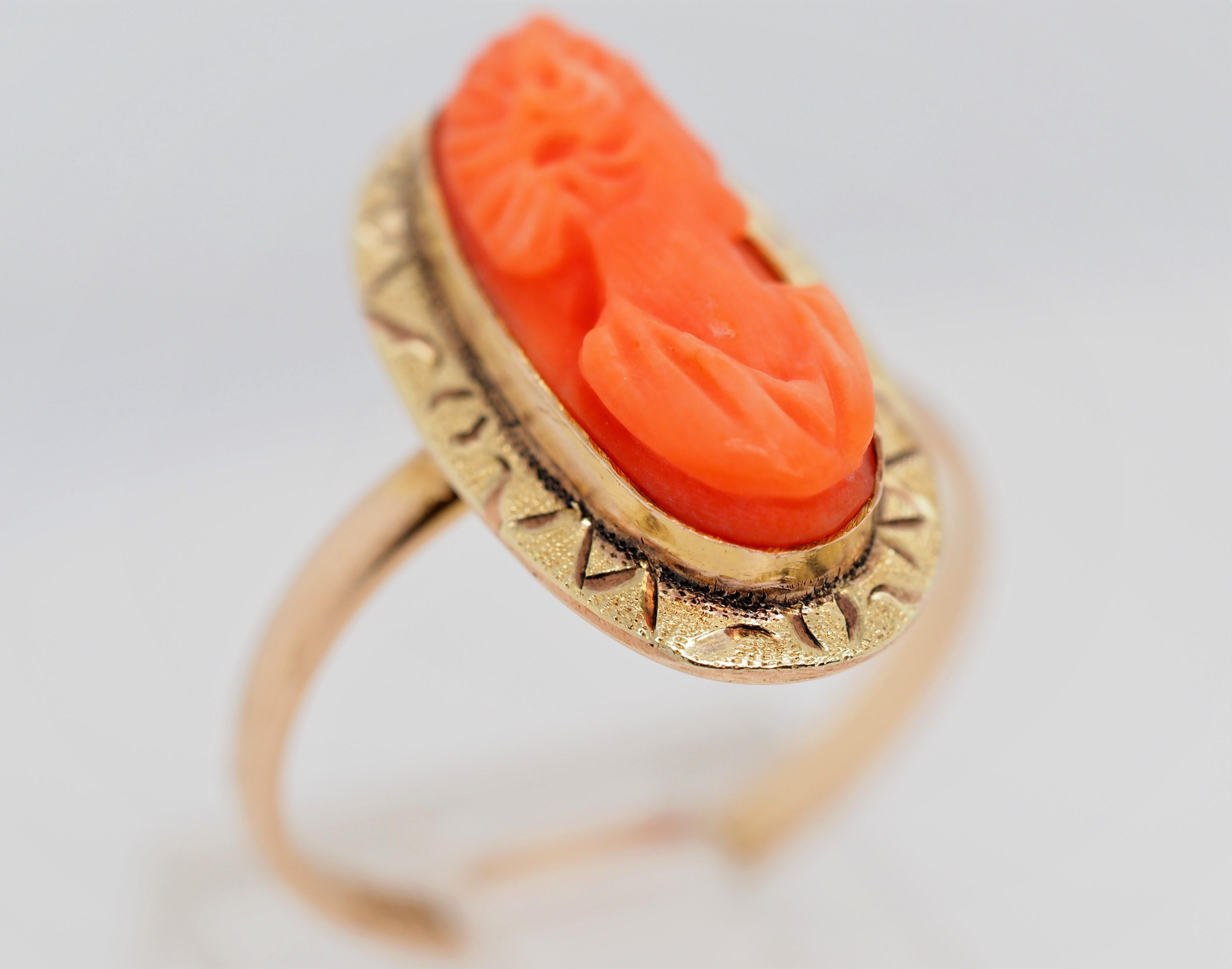 cameo rings vintage
