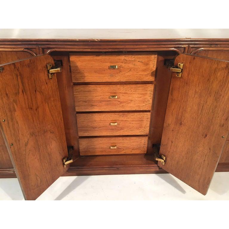 Late 20th Century Vintage Art Deco 12-Drawer Dresser by Century Furniture Co.