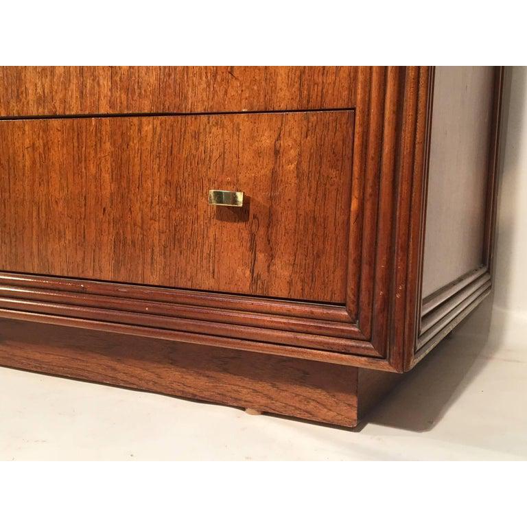 Late 20th Century Vintage Art Deco 12-Drawer Dresser by Century Furniture Co For Sale