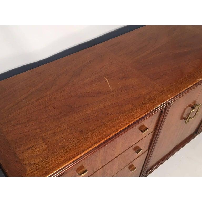 Vintage Art Deco 12-Drawer Dresser by Century Furniture Co For Sale 1