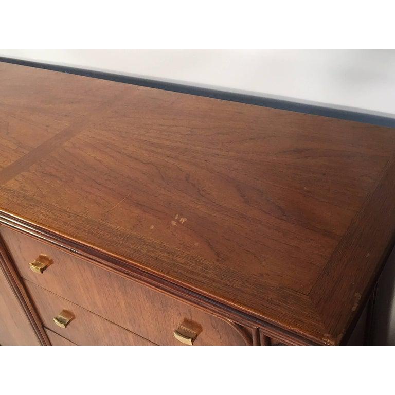 Vintage Art Deco 12-Drawer Dresser by Century Furniture Co For Sale 2