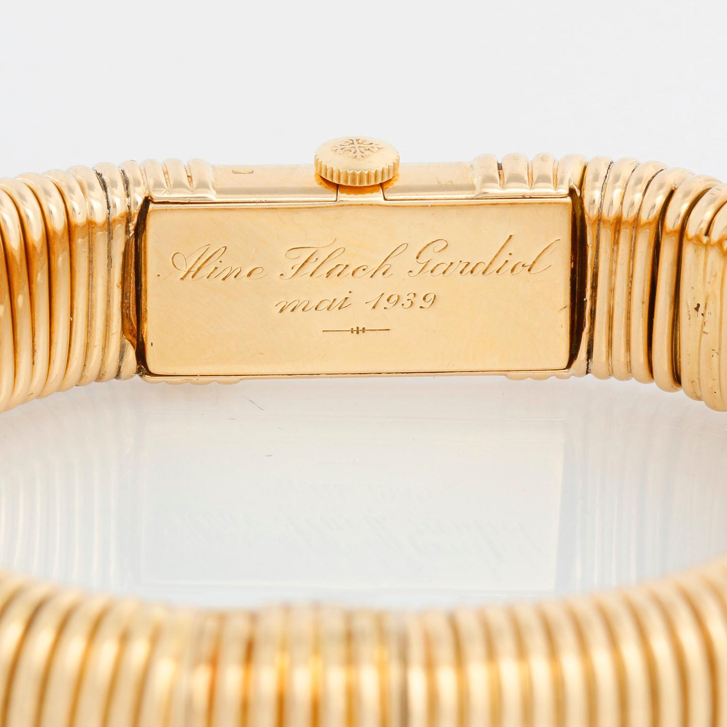 Vintage Art Deco 18K Yellow Gold Patek Philippe Watch 1