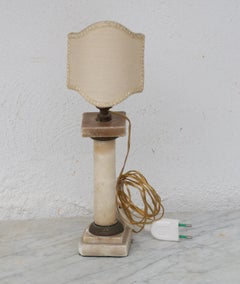 Vintage Art Decò Alabaster Table Lamp