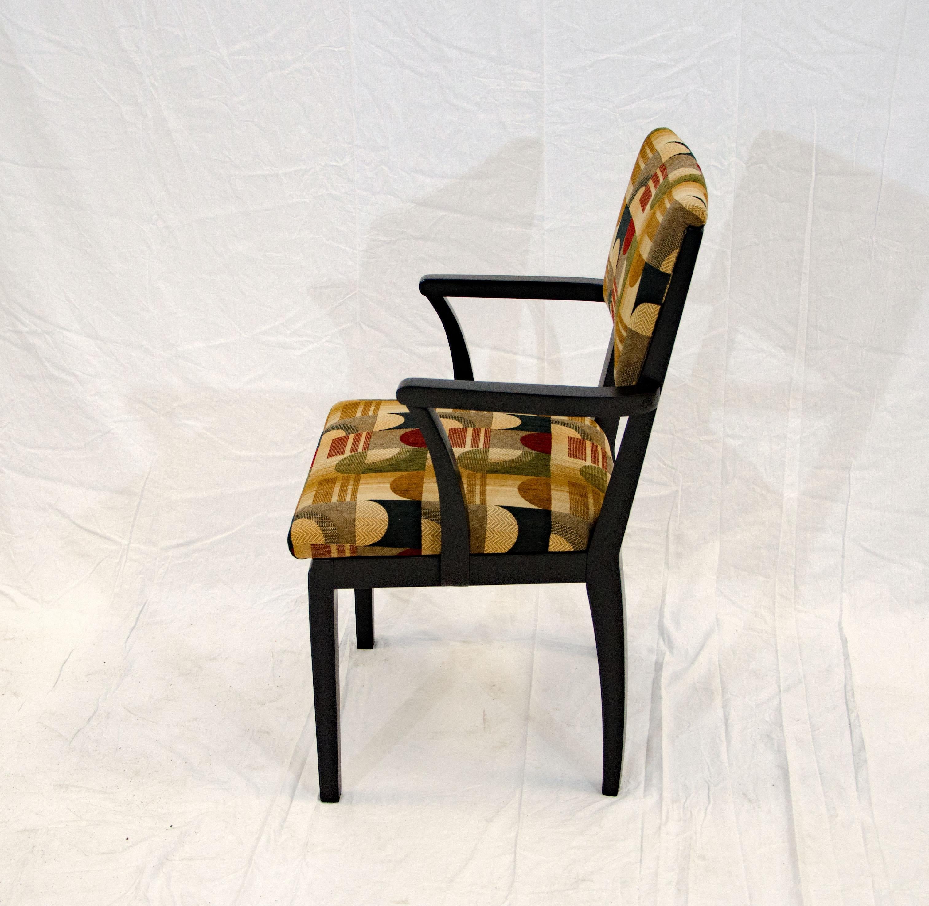 Vintage Art Deco Armchair In Good Condition For Sale In Crockett, CA