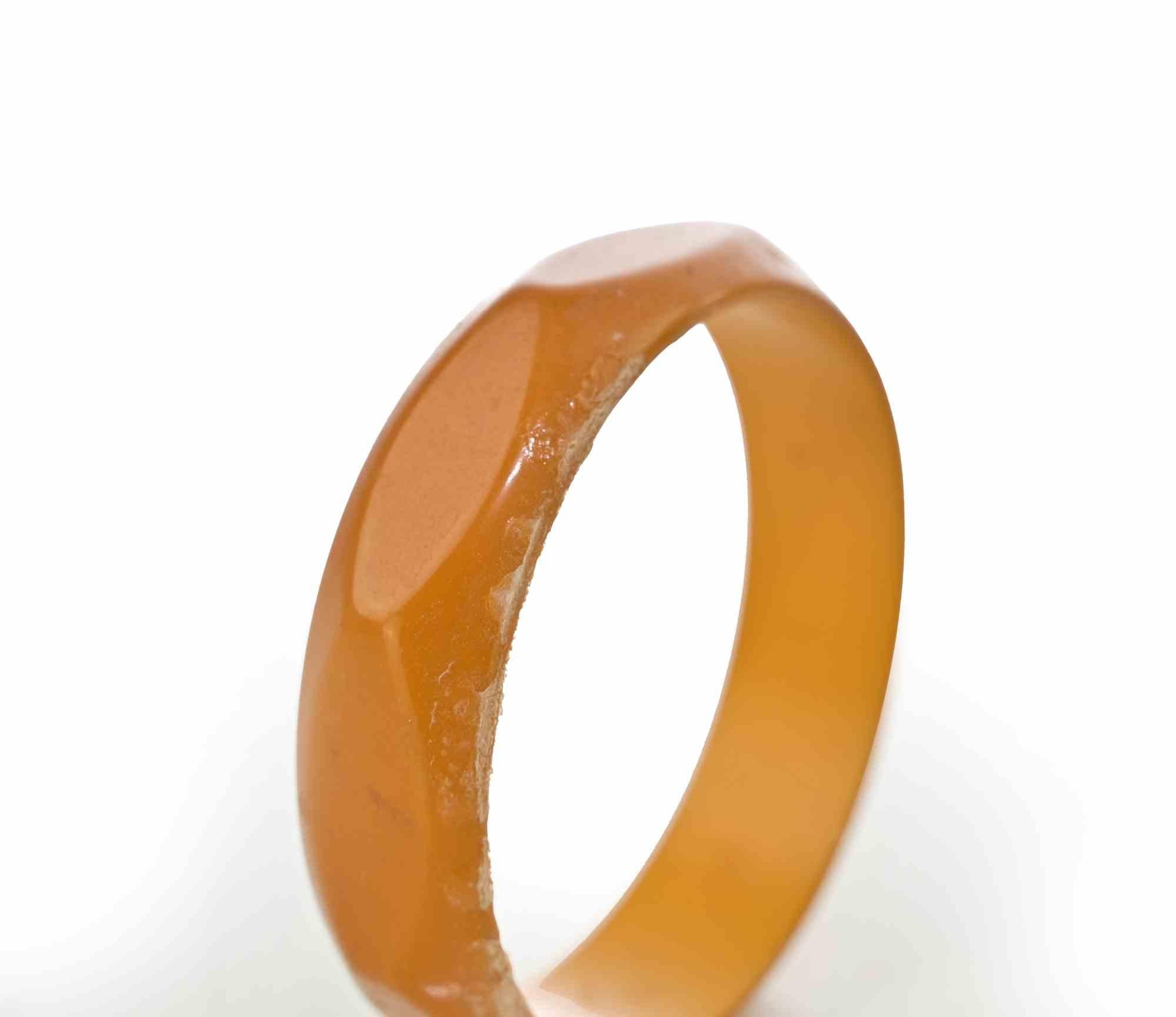 Vintage Art Deco Bakelite Bracelet, 1940s In Good Condition For Sale In Roma, IT