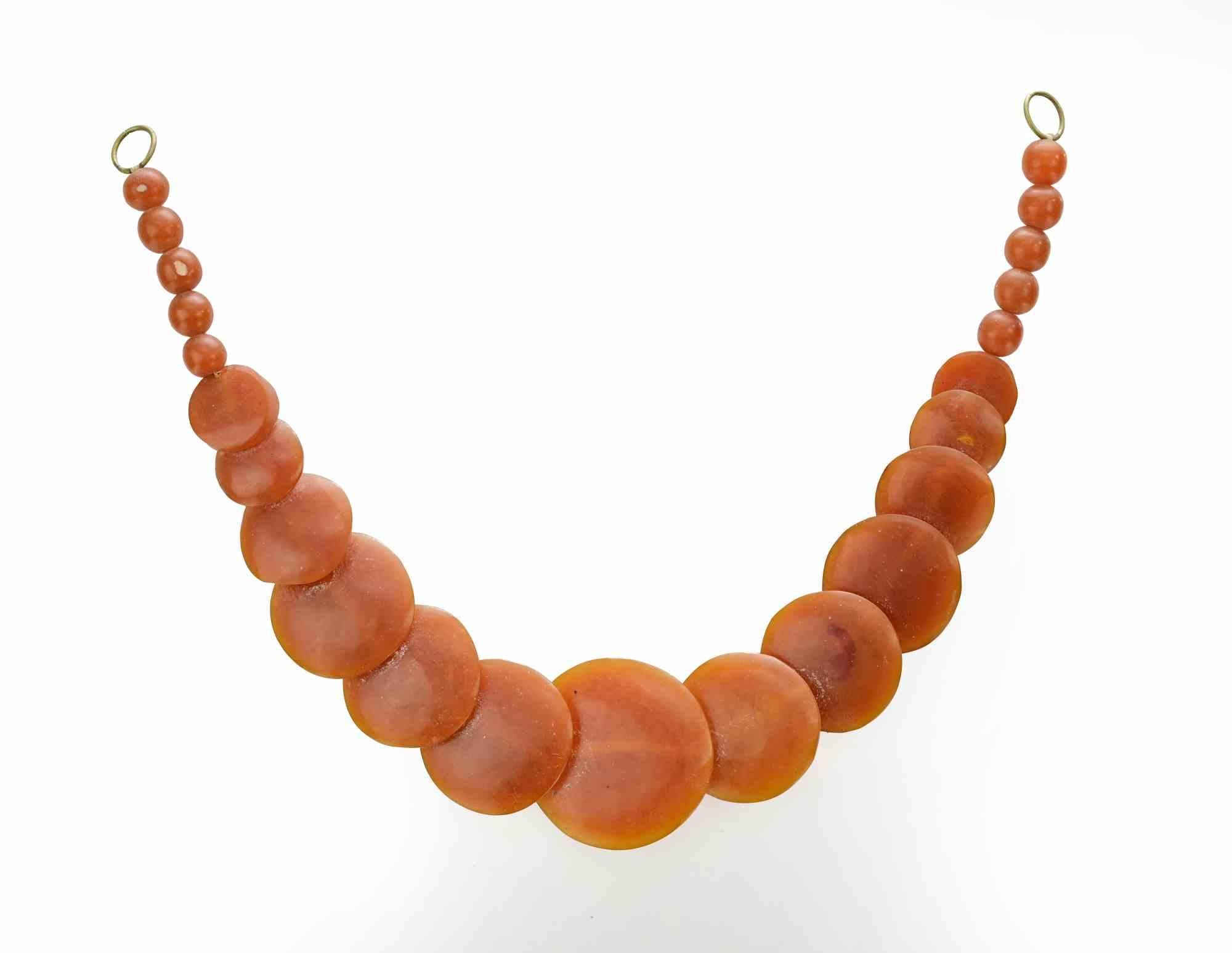 Europeo Vintage Art Deco Bakelite Necklace, 1940s in vendita
