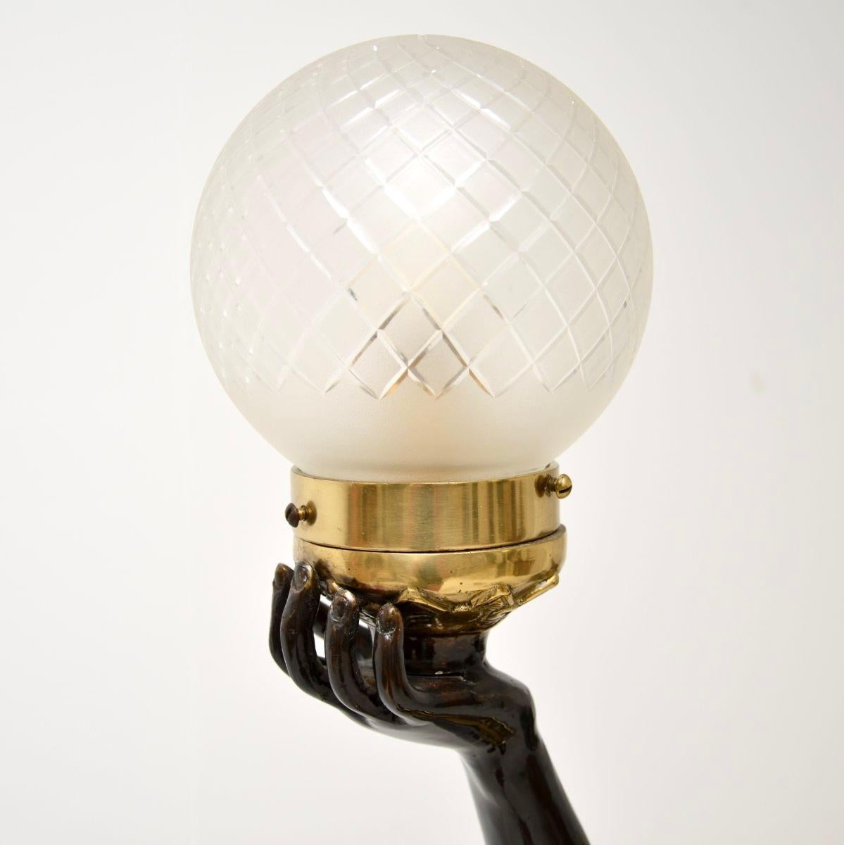 Lampadaire ballerine Art Déco vintage 2