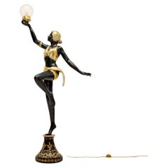Vintage Art Deco Ballerina Floor Lamp