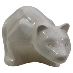 Escultura vintage Art Decó Oso firmada Debrieu
